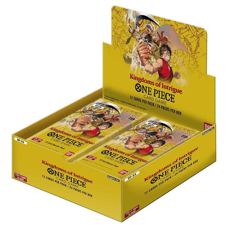 One Piece Card Game: Kingdoms of Intrigue [OP-04] - Booster Box (24 Booster Packs)