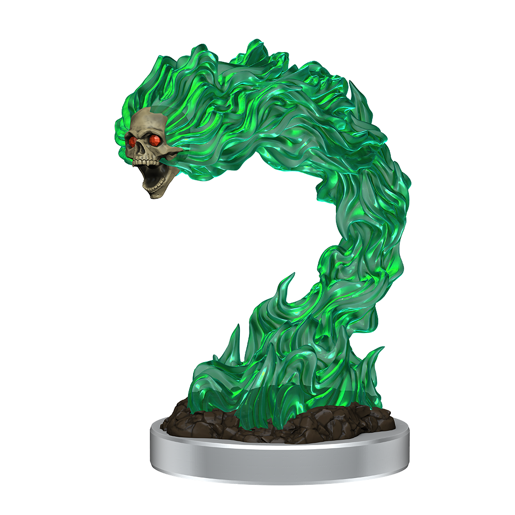 Dark Spellcaster & Flameskulls (D&D Nolzurs Marvelous Unpainted Miniatures)