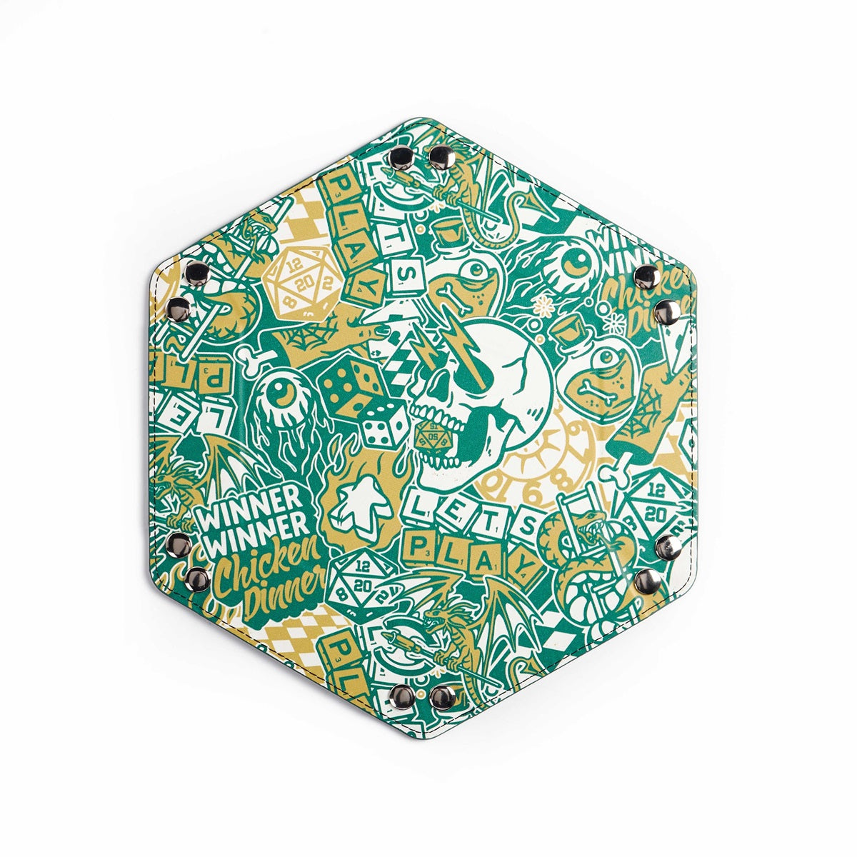 Hex Dice Tray 6&quot; - Artist Series: Cara (LPG Essentials)