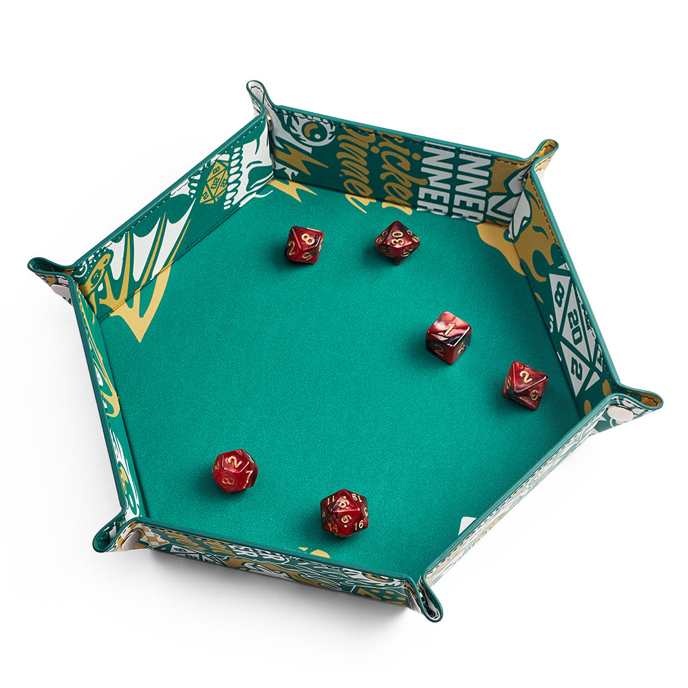 Hex Dice Tray 8&quot; - Artist Series: Cara (LPG Essentials)