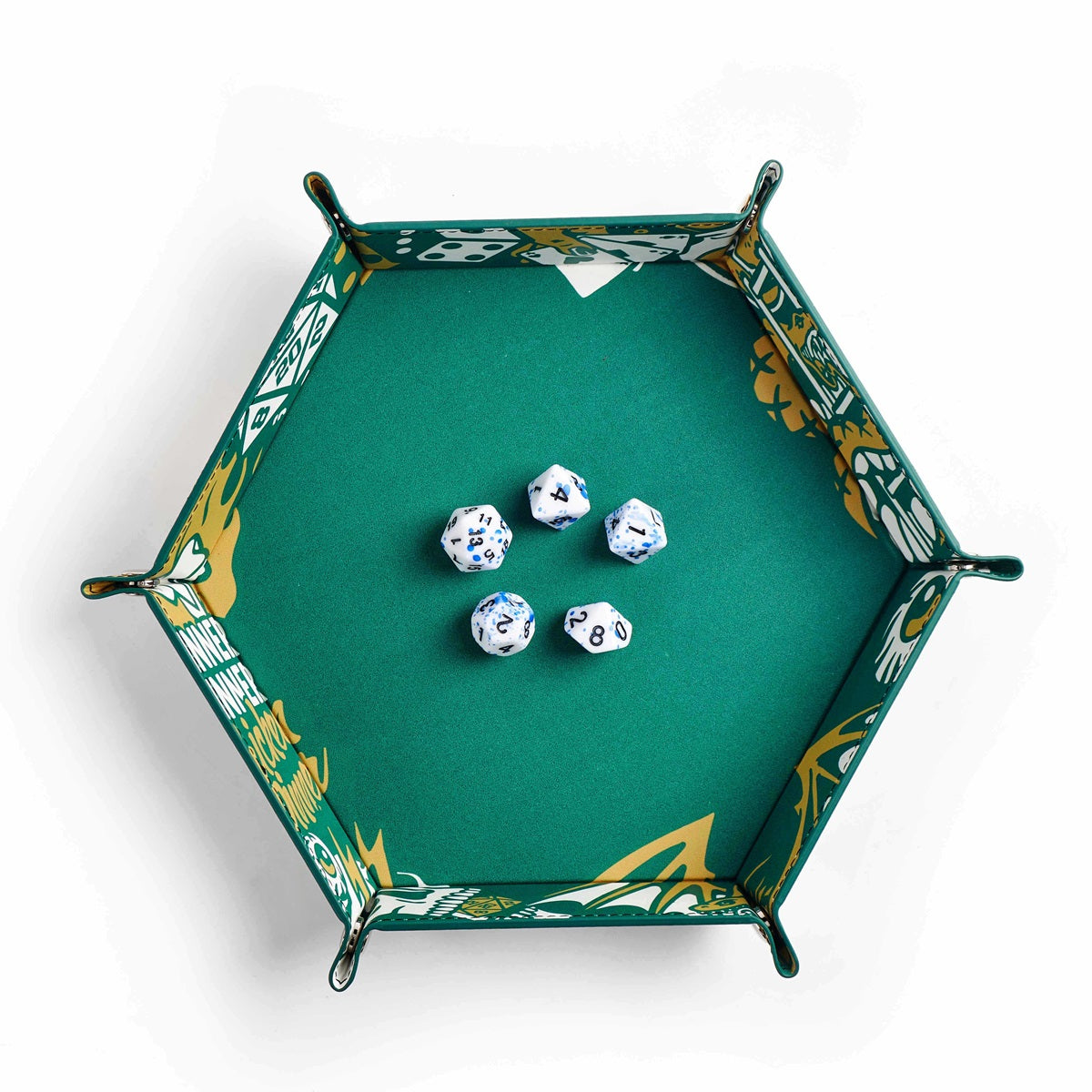 Hex Dice Tray 8&quot; - Artist Series: Cara (LPG Essentials)