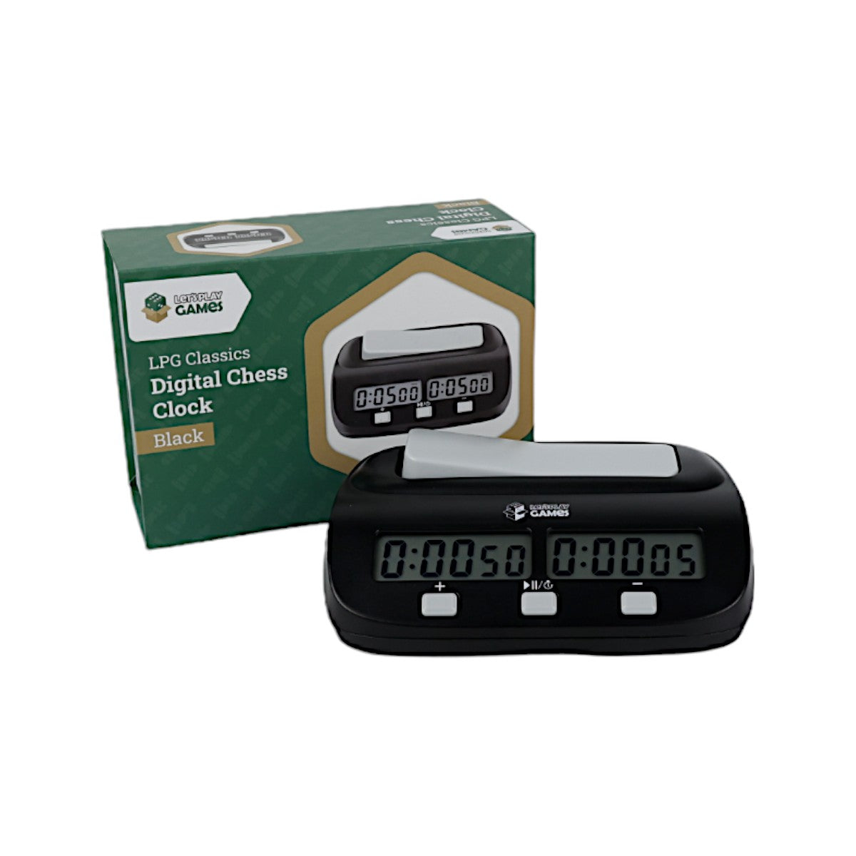 Electronic Chess Clock - Black [LPG Essentials]