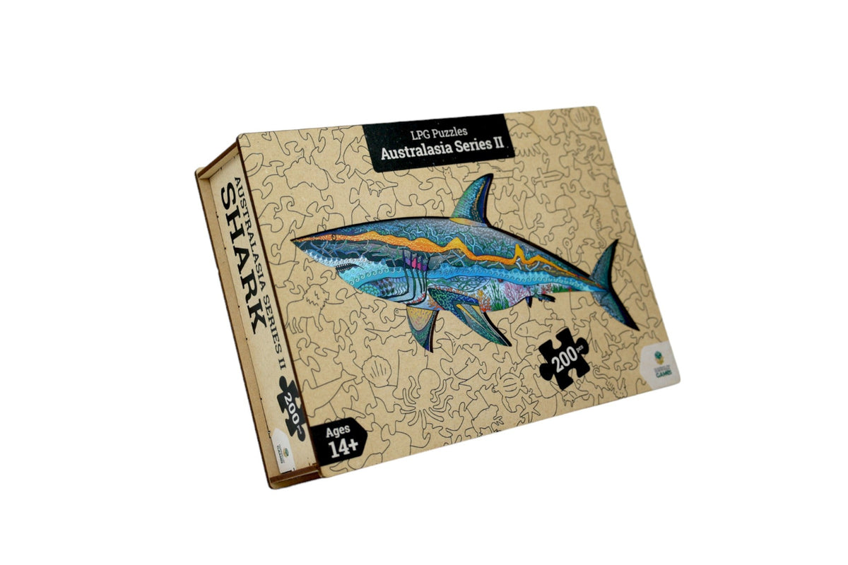 Shark 200pc - Australasia Wooden Series (LPG Puzzles)