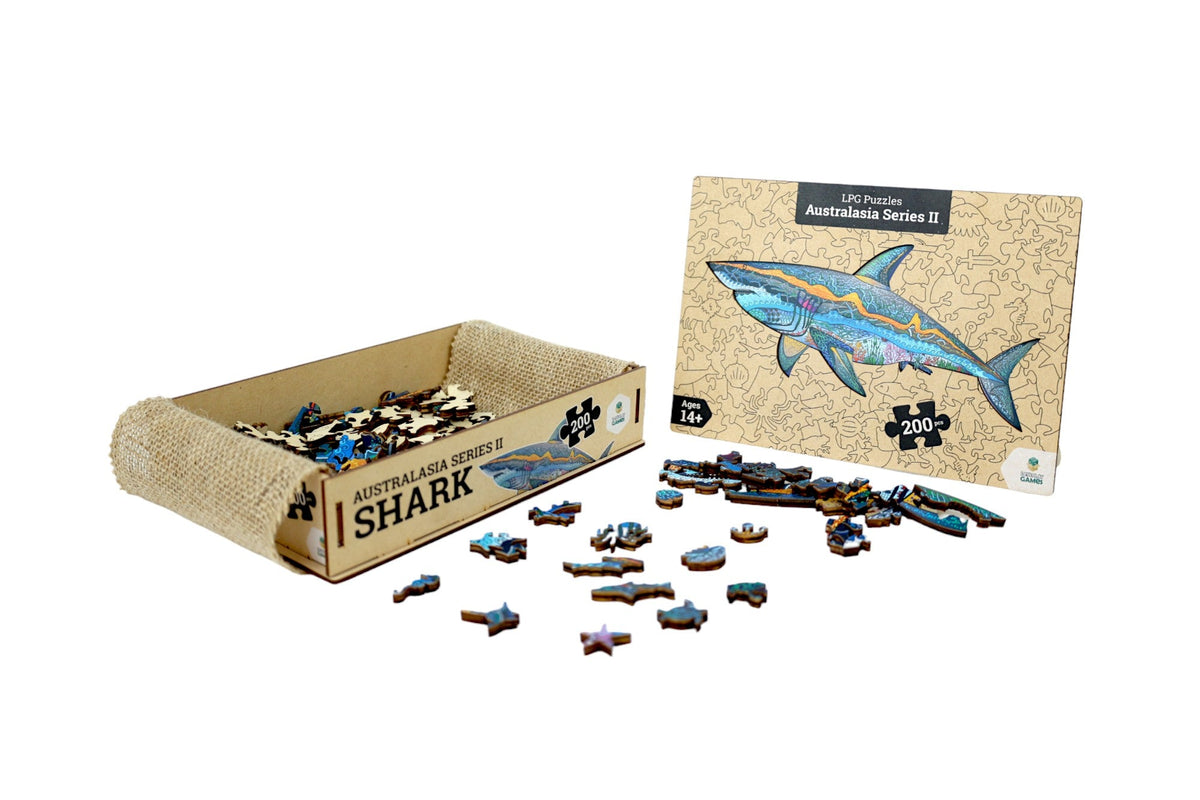 Shark 200pc - Australasia Wooden Series (LPG Puzzles)