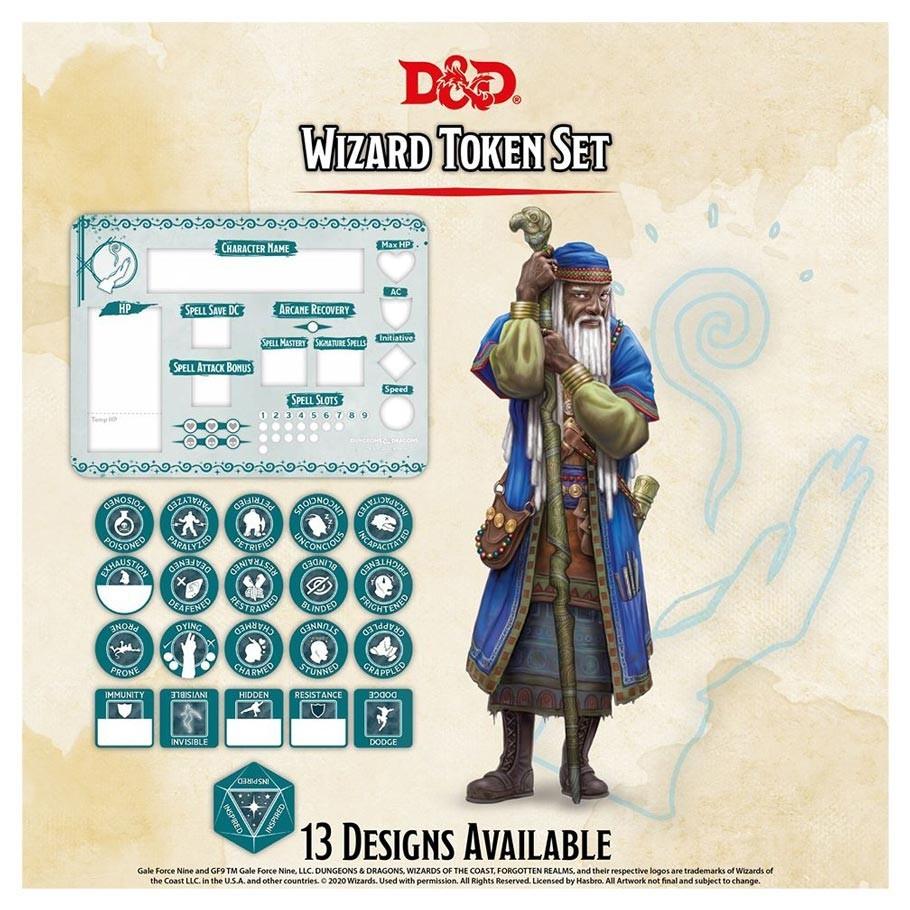 D&amp;D Class Token Set - Wizard