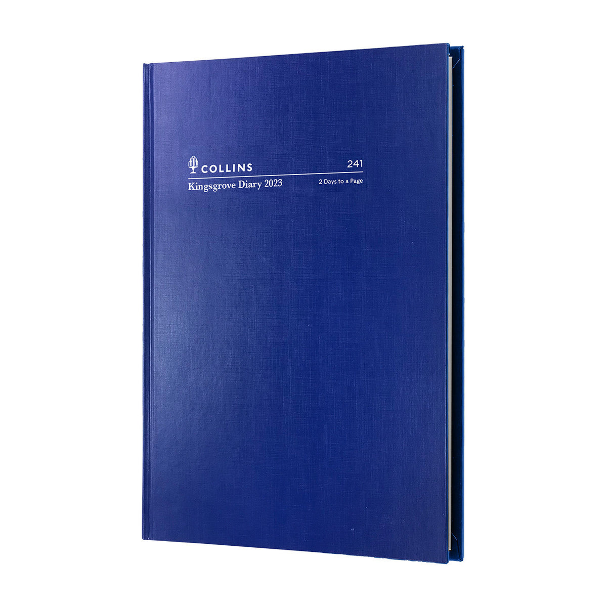 Collins 2023 Calendar Year Diary Kingsgrove A4 2 Days to Page Blue