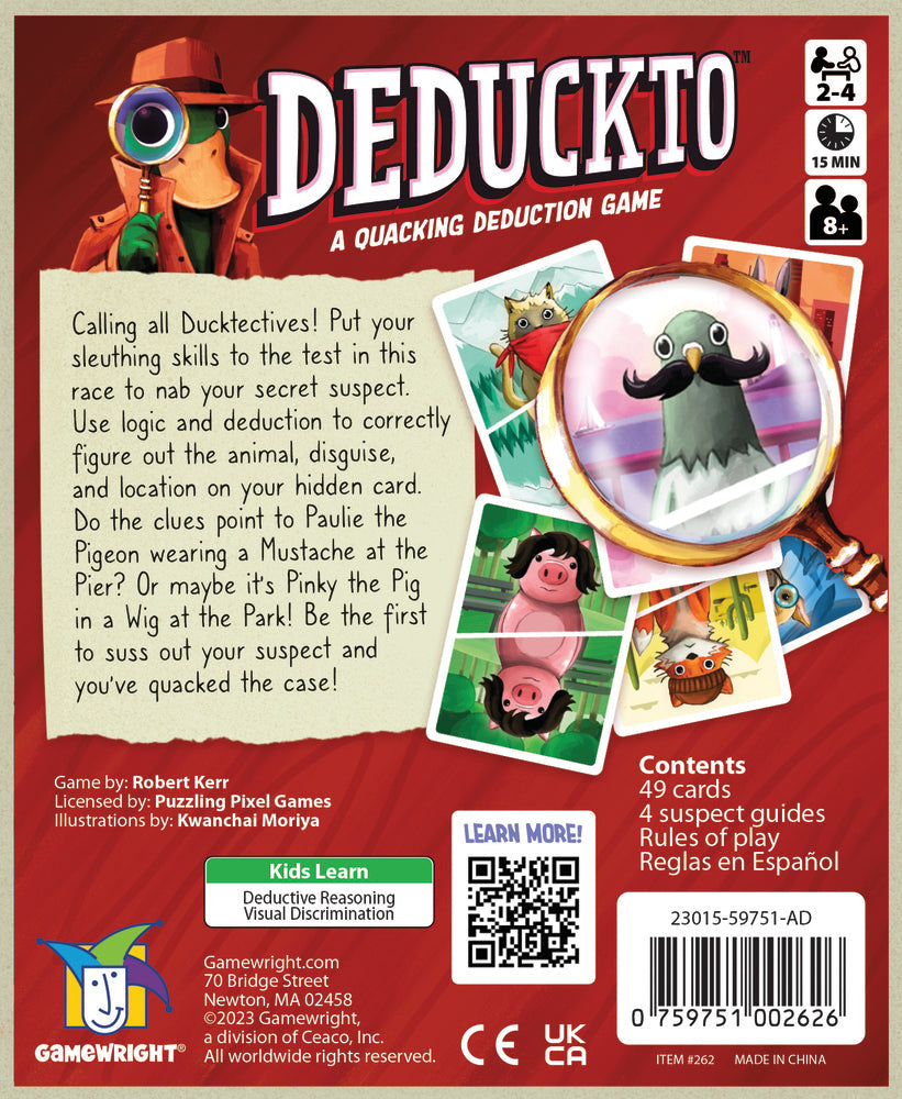 Deduckto - A Quacking Deduction Game