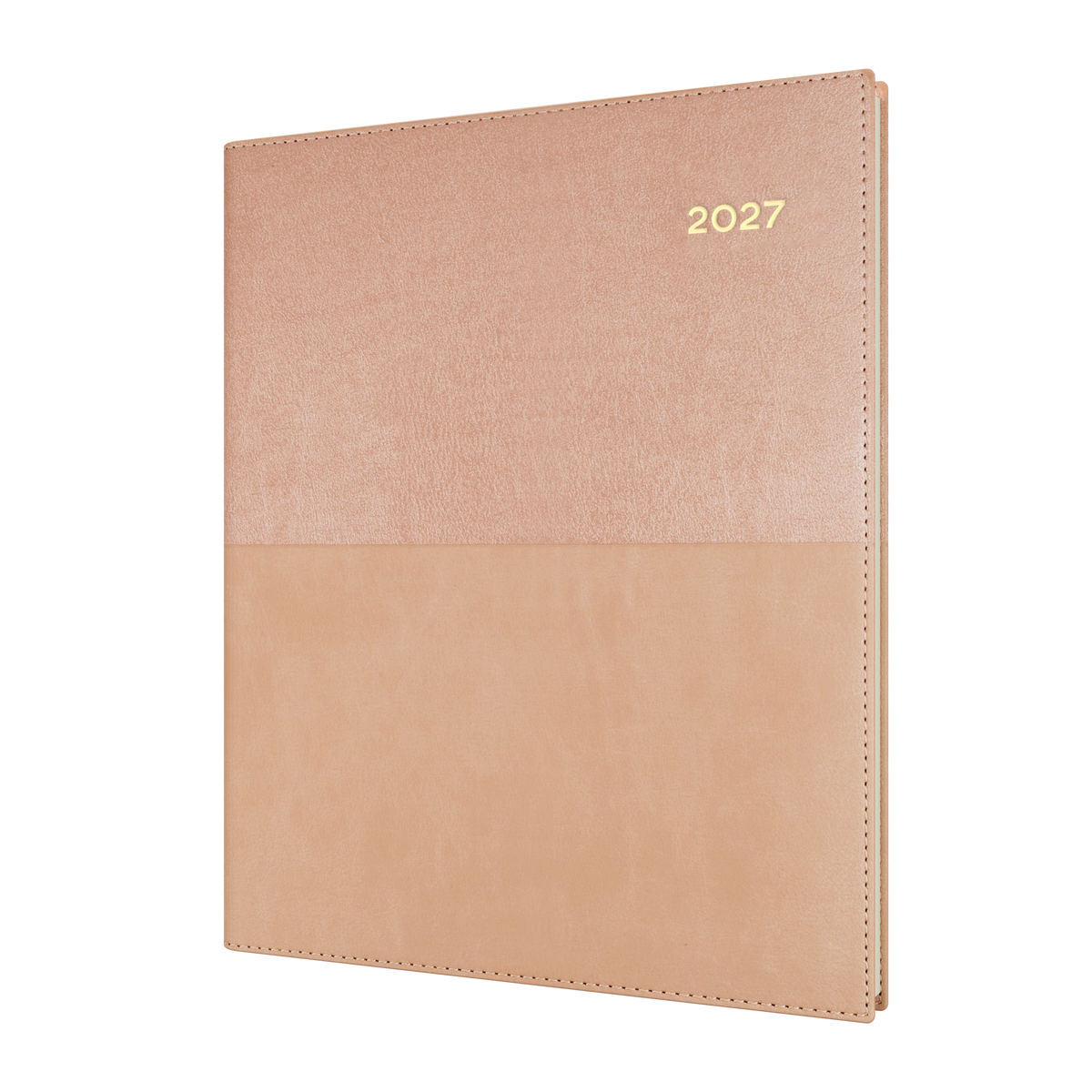 Collins 2027 Calendar Year Diary - Vanessa Short 325 Spiral A4 WTV Rose Gold