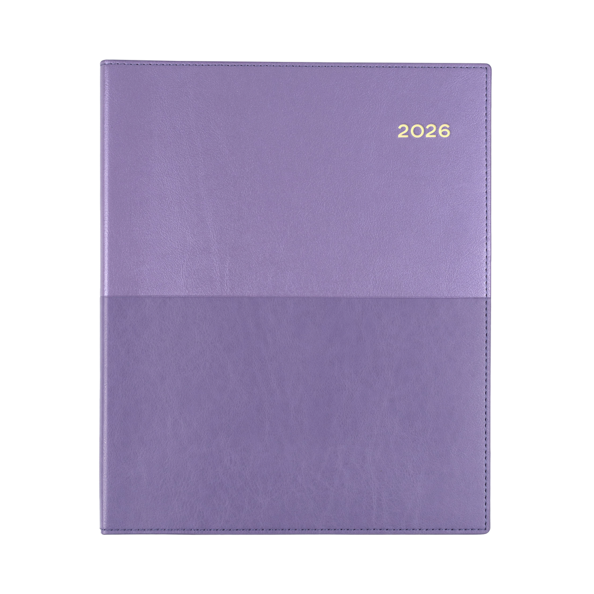 Collins 2026 Calendar Year Diary - Vanessa 325 Spiral QUARTO WTV Purple