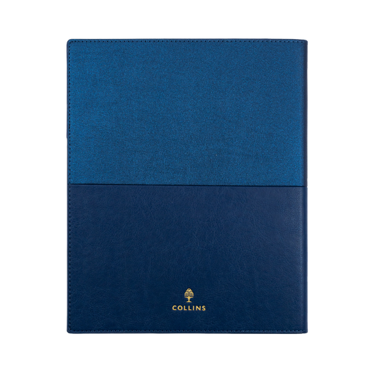 Collins 2025 Calendar Year Diary - Vanessa 325 Spiral Quarto WTV Blue