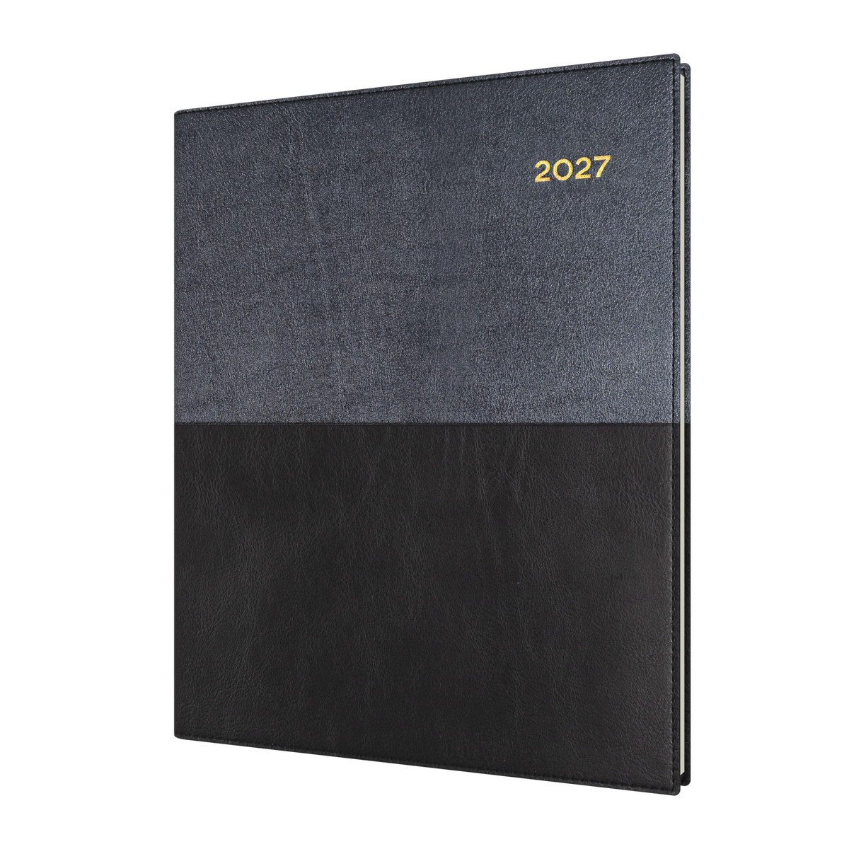 Collins 2027 Calendar Year Diary - Vanessa Short 325 Spiral A4 WTV Black