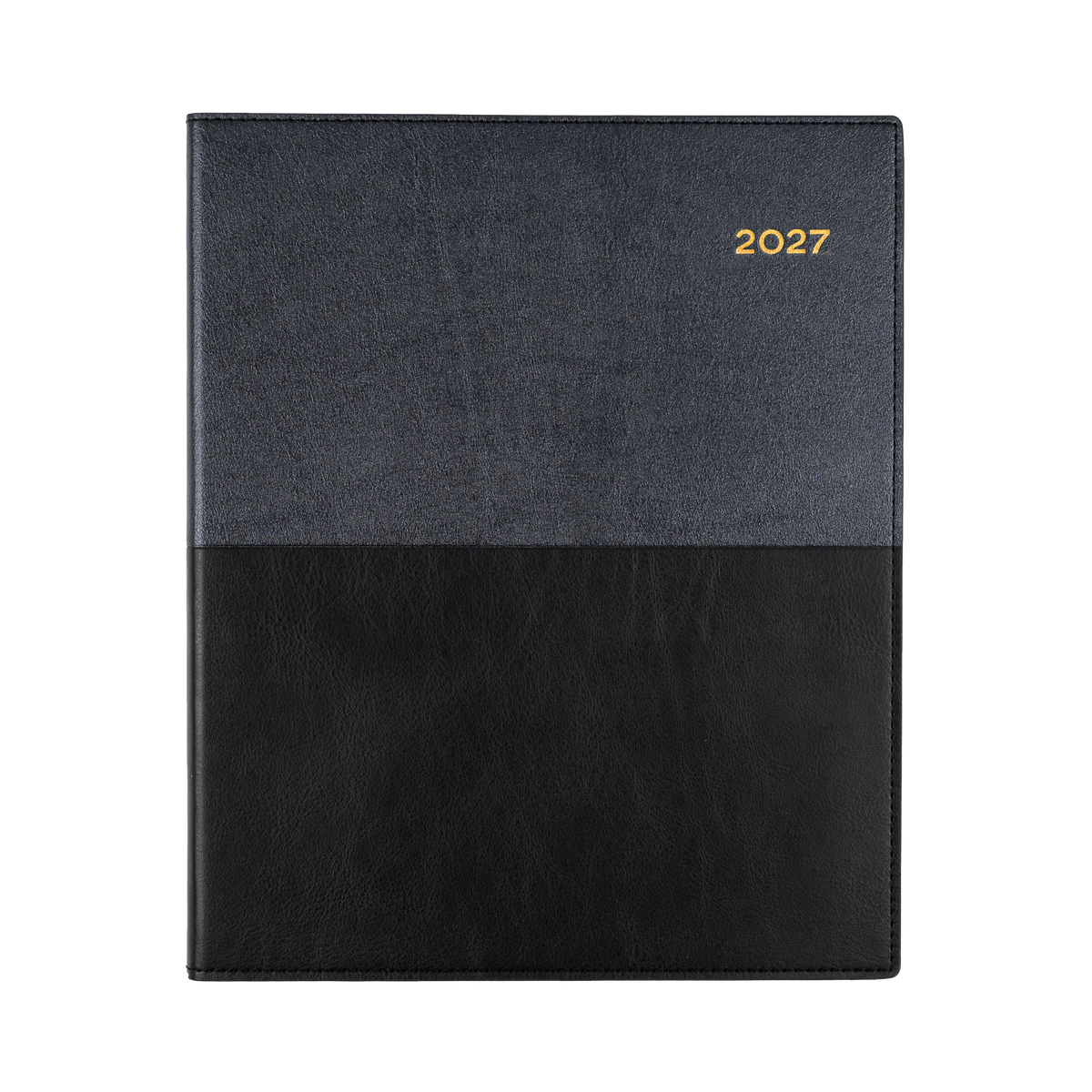 Collins 2027 Calendar Year Diary - Vanessa Short 325 Spiral A4 WTV Black