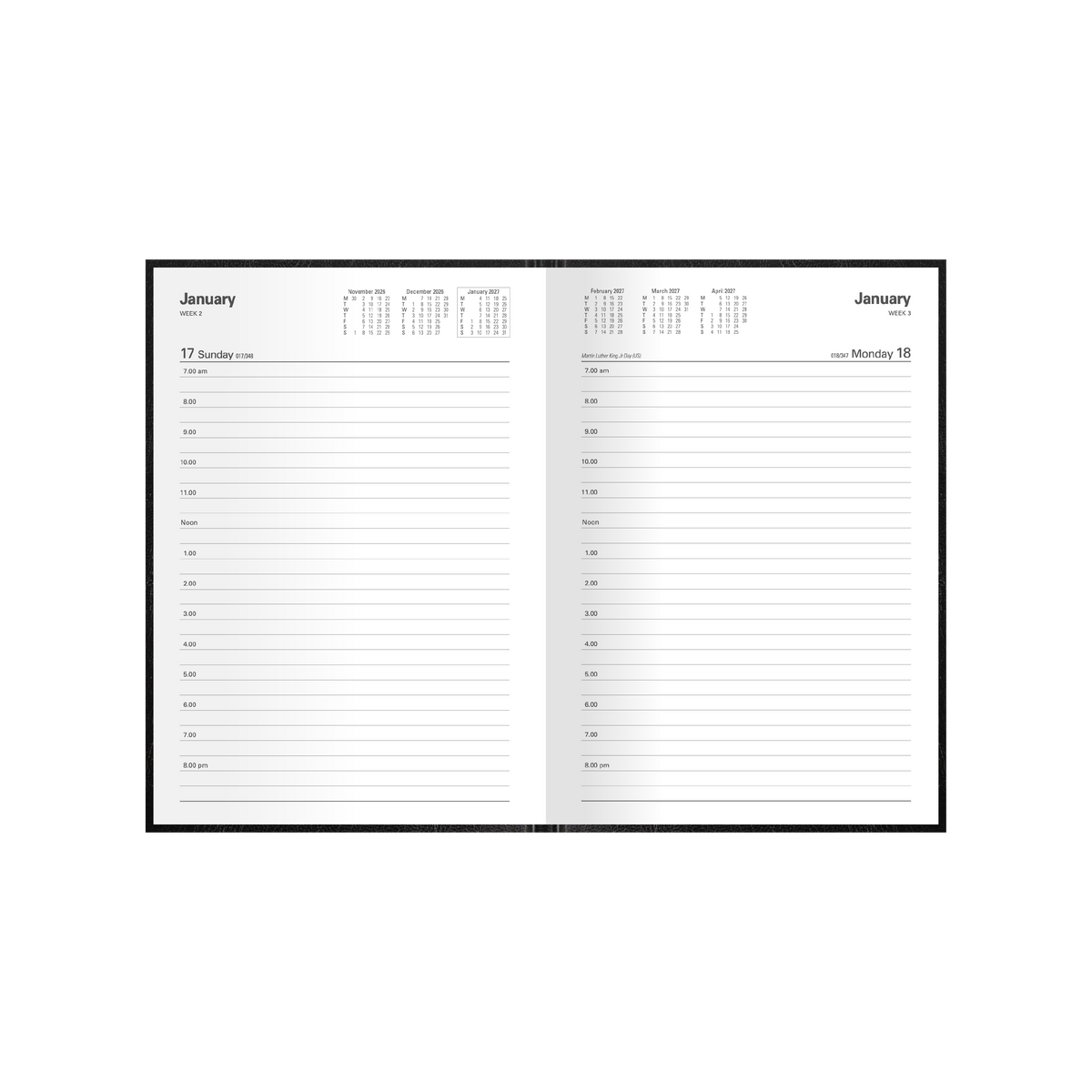 Collins Debden 2027 Calendar Year Diary - Kyoto 3301.P99 A5 DTP