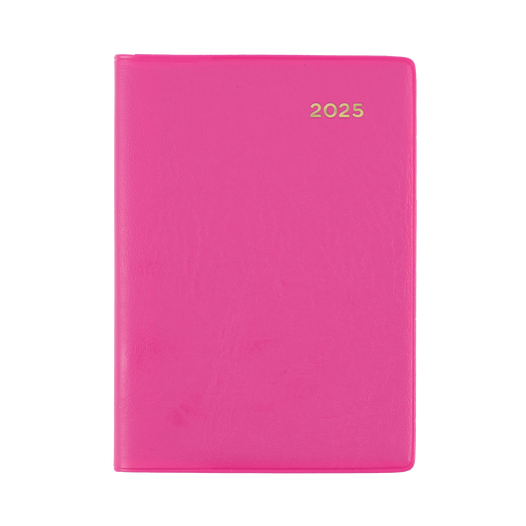 Collins 2025 Calendar Year Diary - Belmont 337 A7 WTV Pink