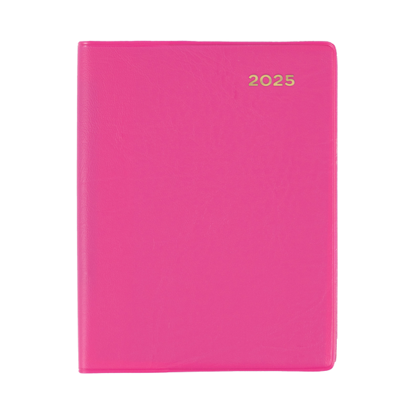 Collins 2025 Calendar Year Diary - Belmont A7 Pocket/Pencil Week to View Pink