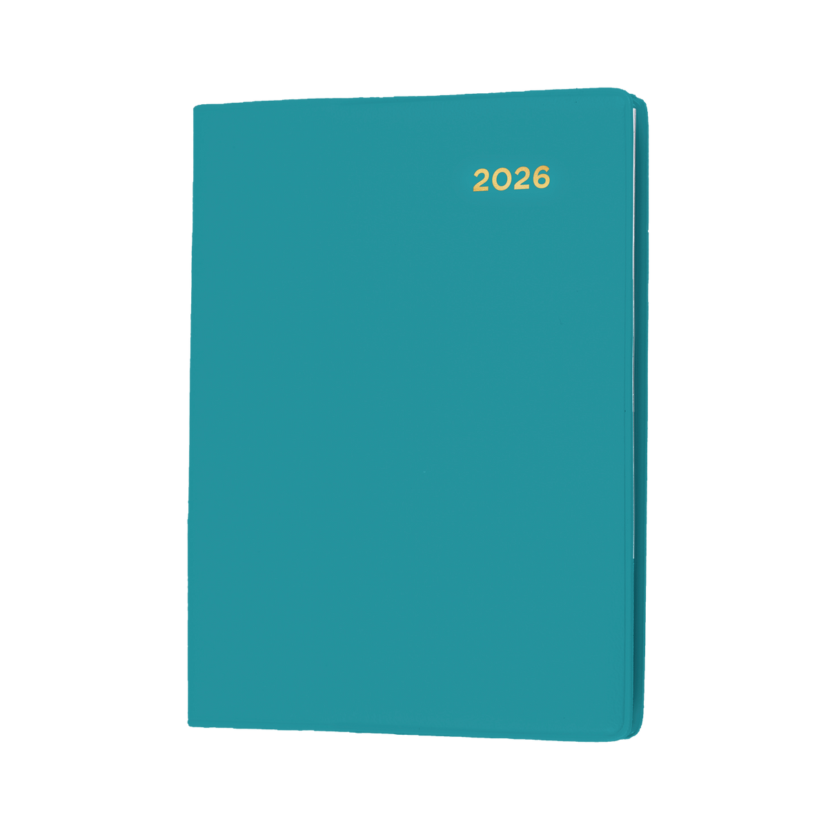 Collins 2026 Calendar Year Diary - Belmont Colour 337P A7 WTV with Pencil Teal