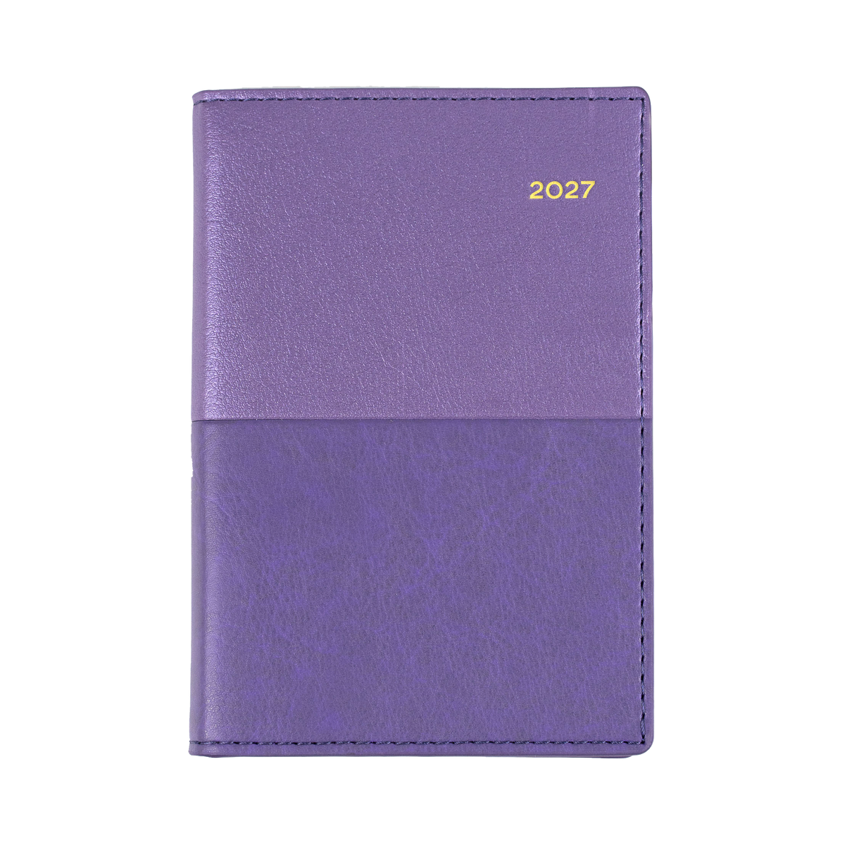 Collins 2027 Calendar Year Diary - Vanessa B7R Week to View Purple