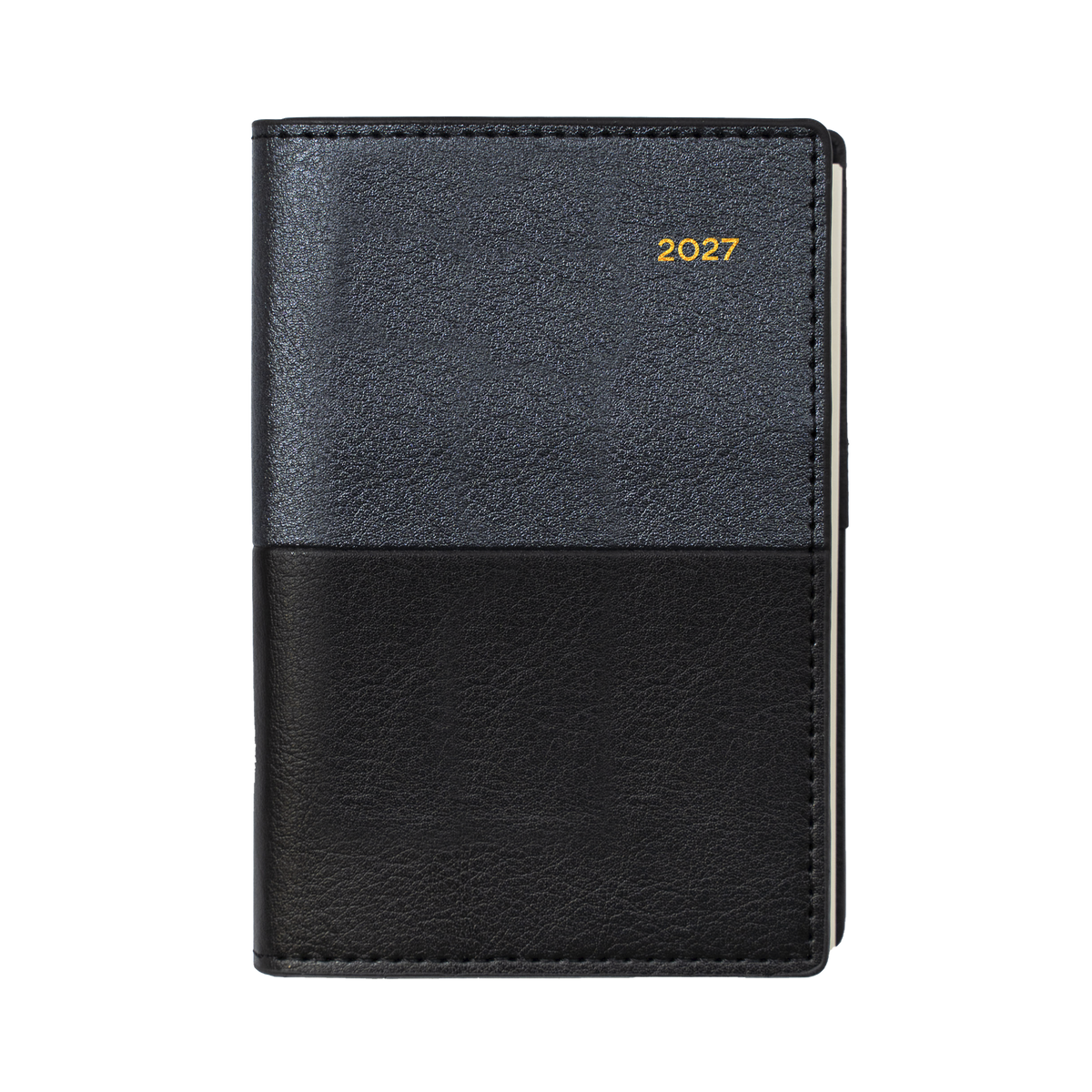 Collins 2027 Calendar Year Diary - Vanessa B7R Week to View Black