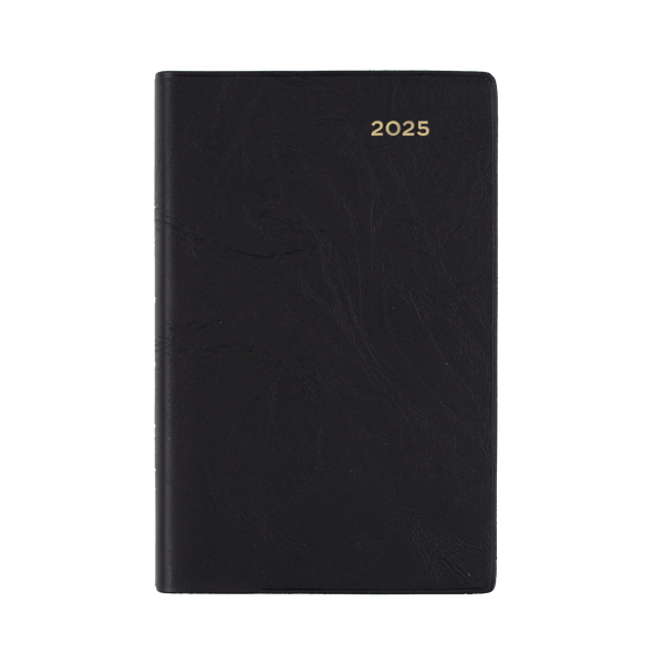 Collins 2025 Calendar Year Diary - Belmont B7R WTV Black