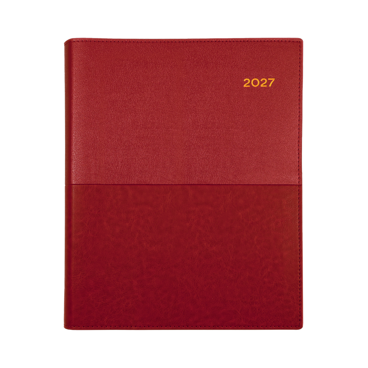 Collins 2027 Calendar Year Diary - Vanessa 365 Spiral A6 WTV Red