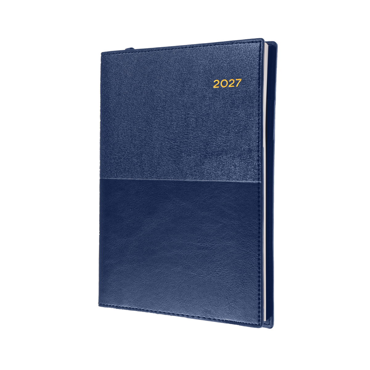Collins 2027 Calendar Year Diary - Vanessa 365 Spiral A6 WTV Blue