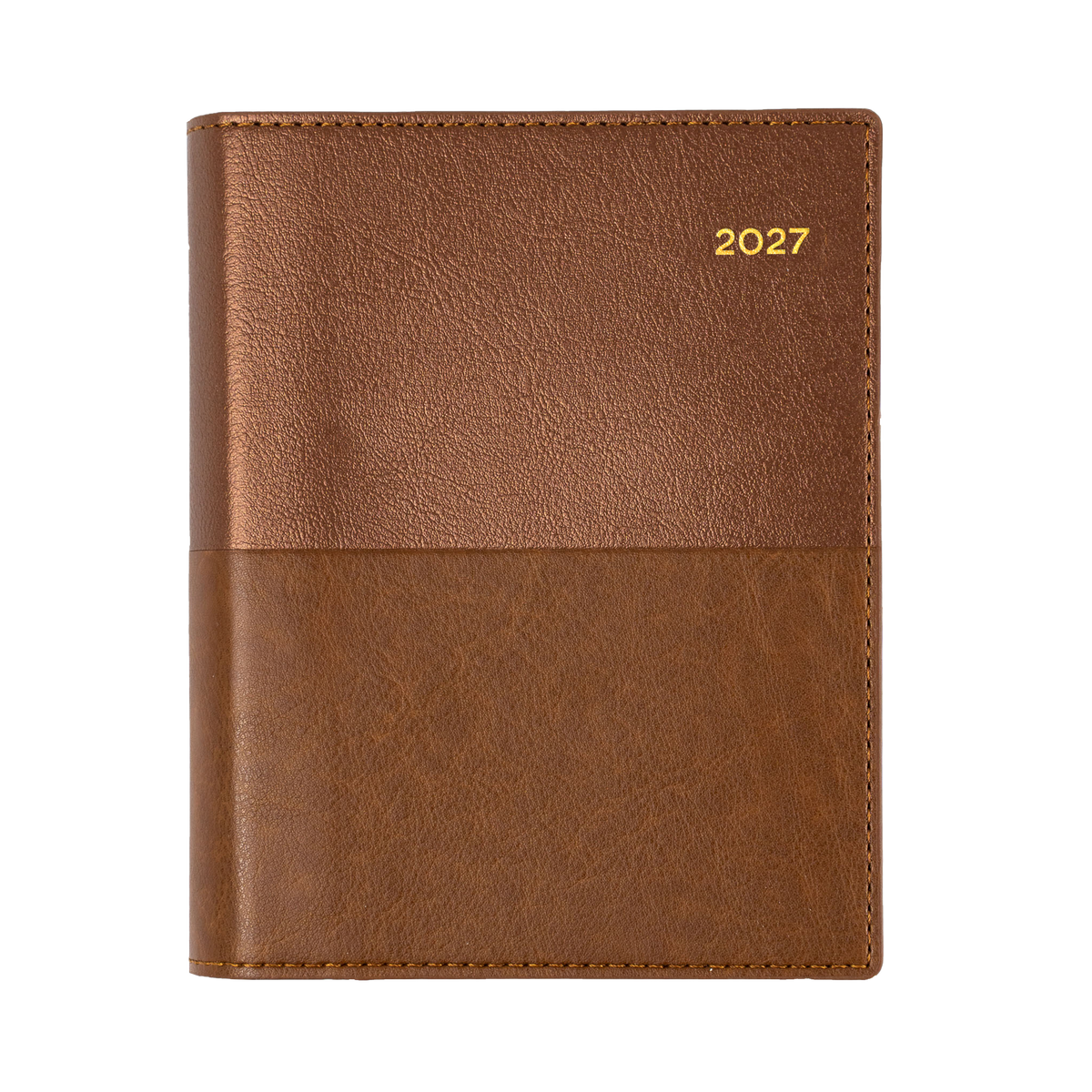 Collins 2027 Calendar Year Diary - Vanessa 365 Spiral A6 WTV Tan