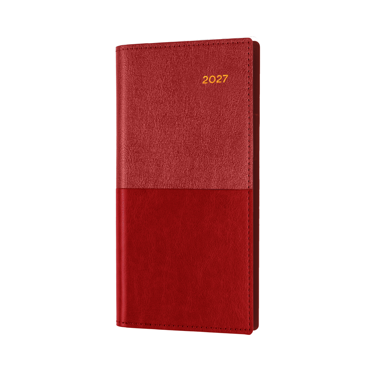 Collins 2027 Calendar Year Diary - Vanessa 375 Spiral B6/7 Slim WTV Red