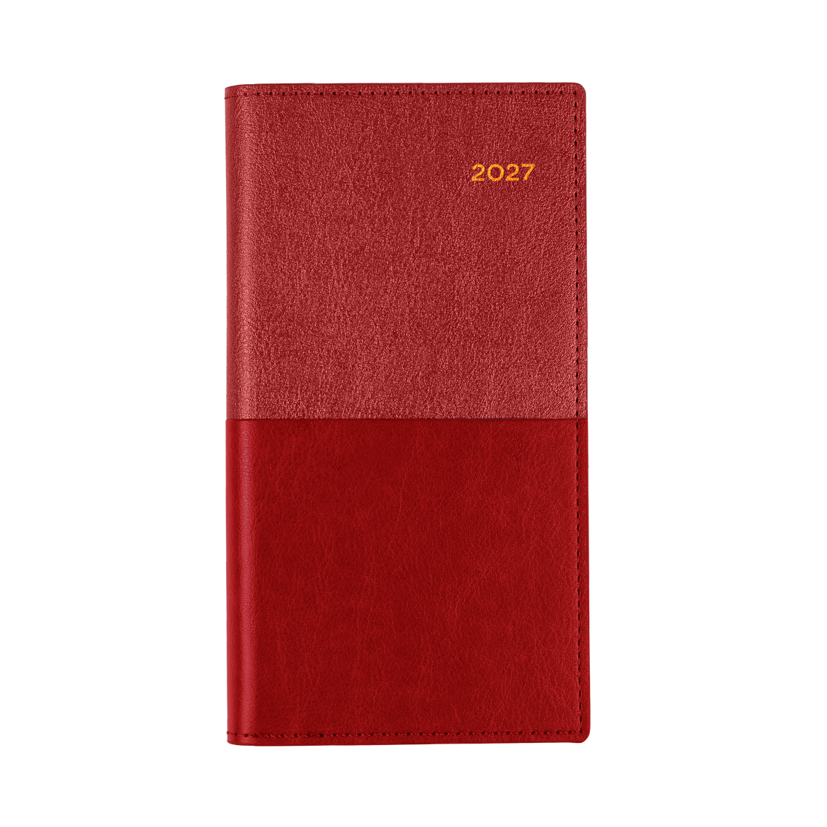 Collins 2027 Calendar Year Diary - Vanessa 375 Spiral B6/7 Slim WTV Red