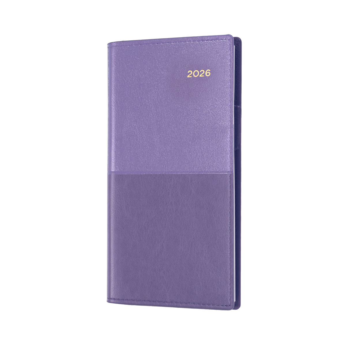 Collins 2026 Calendar Year Diary - Vanessa 375 Spiral B6/7 Slim WTV Purple