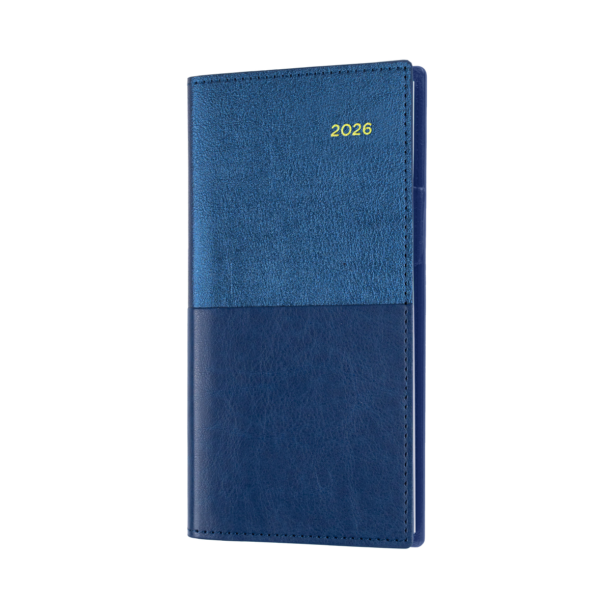 Collins 2026 Calendar Year Diary - Vanessa 375 Spiral B6/7 Slim WTV Blue