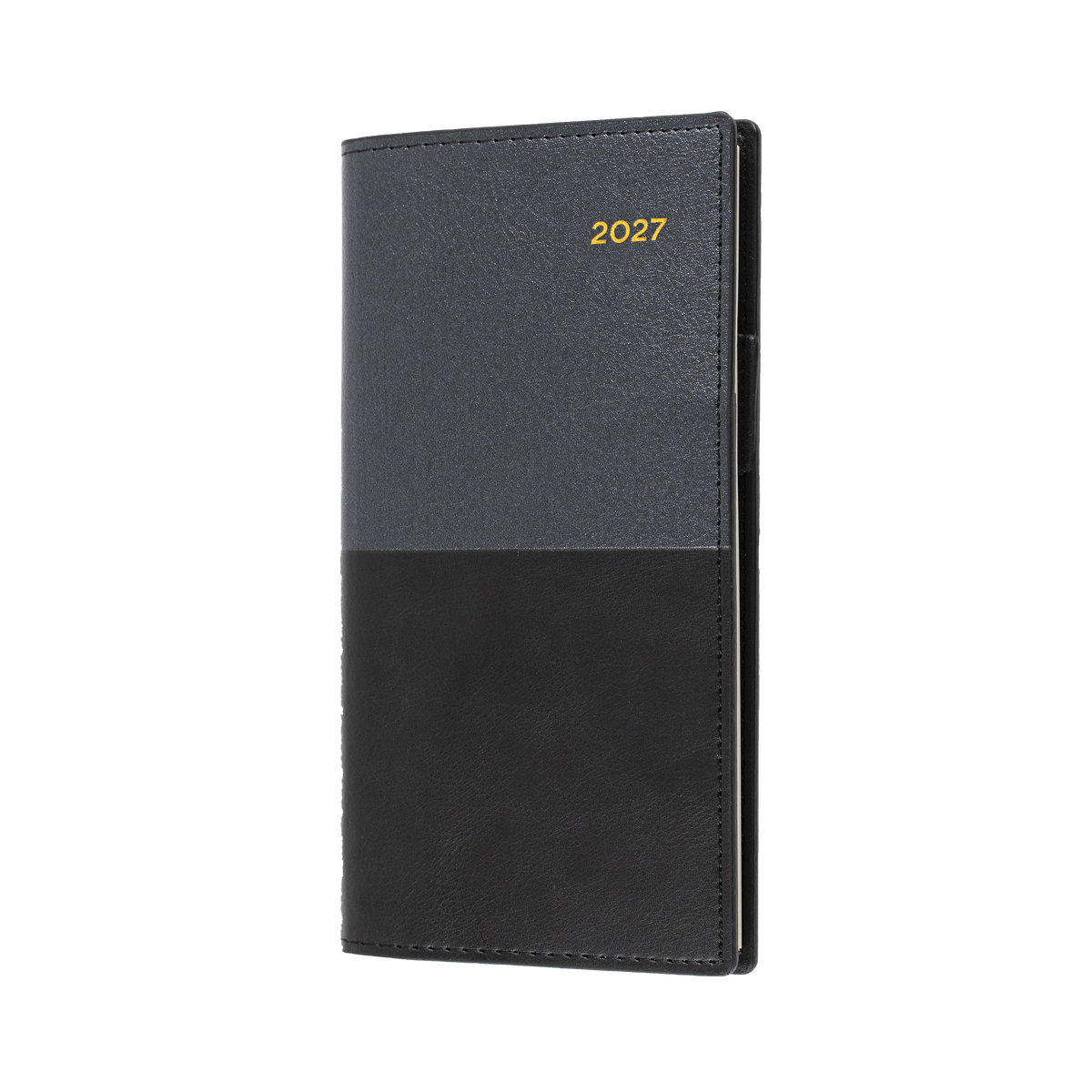 Collins 2027 Calendar Year Diary - Vanessa 375 Spiral B6/7 Slim WTV Black