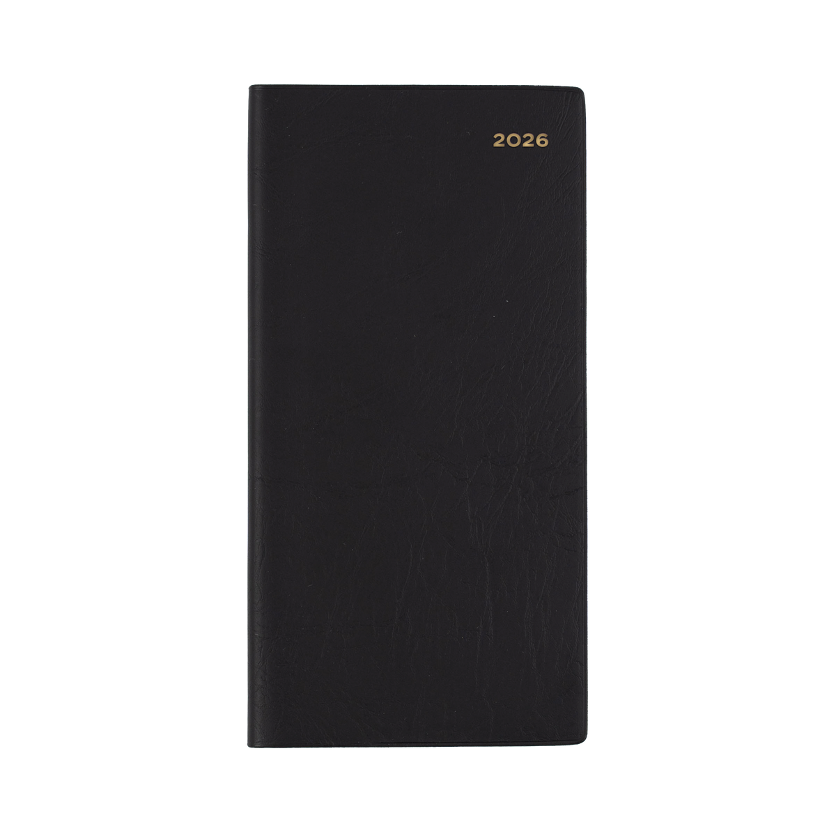 Collins 2026 Calendar Year Diary - Belmont 377L Slimline Landscape WTV Black