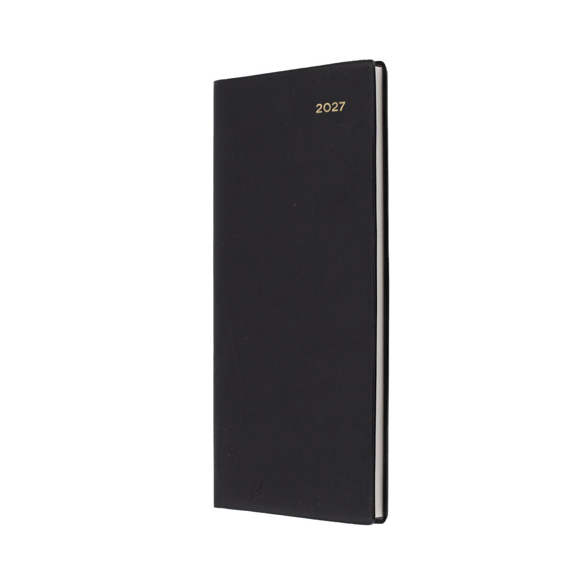 Collins 2027 Calendar Year Diary - Belmont 377L Slimline Landscape WTV Black