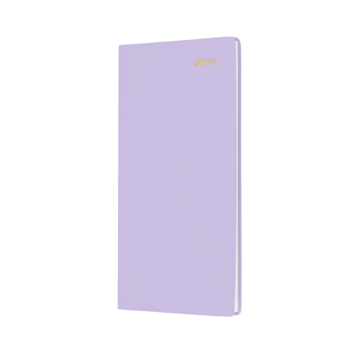 Collins 2026 Calendar Year Diary - Belmont Colour 377P Slimline WTV Portrait Lilac