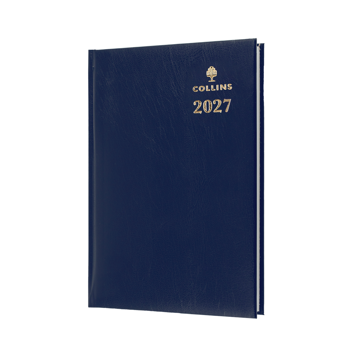 Collins 2027 Calendar Year Diary - Sterling 384 A5 WTV Blue