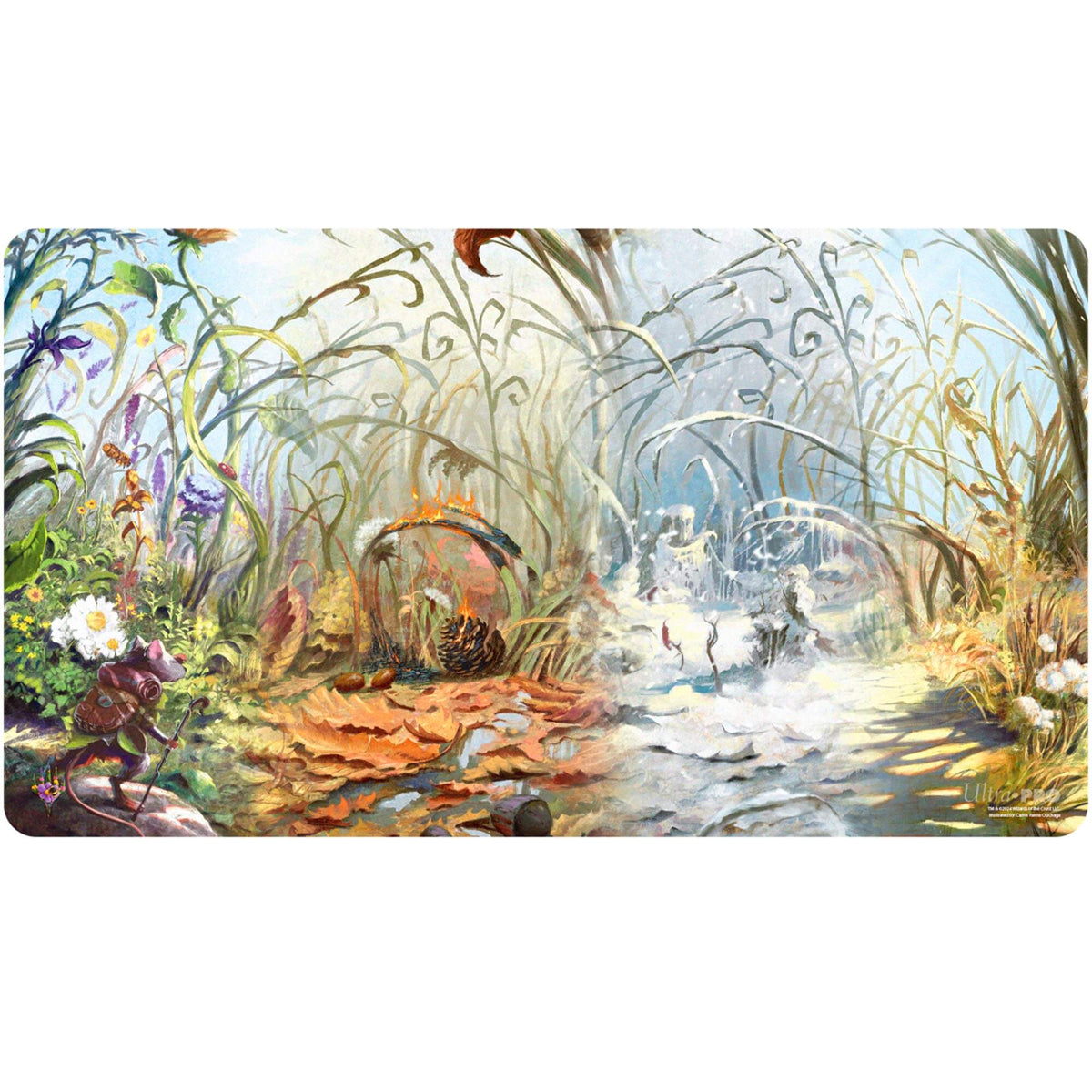 ULTRA PRO Magic MTG Playmat - Bloomburrow Season Lands: Plains