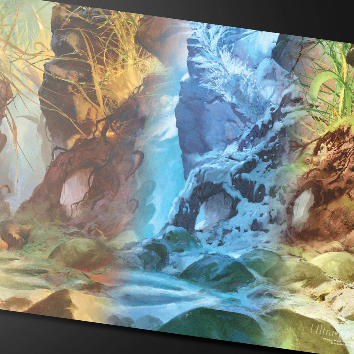 ULTRA PRO Magic MTG Playmat - Bloomburrow Season Lands: Swamp