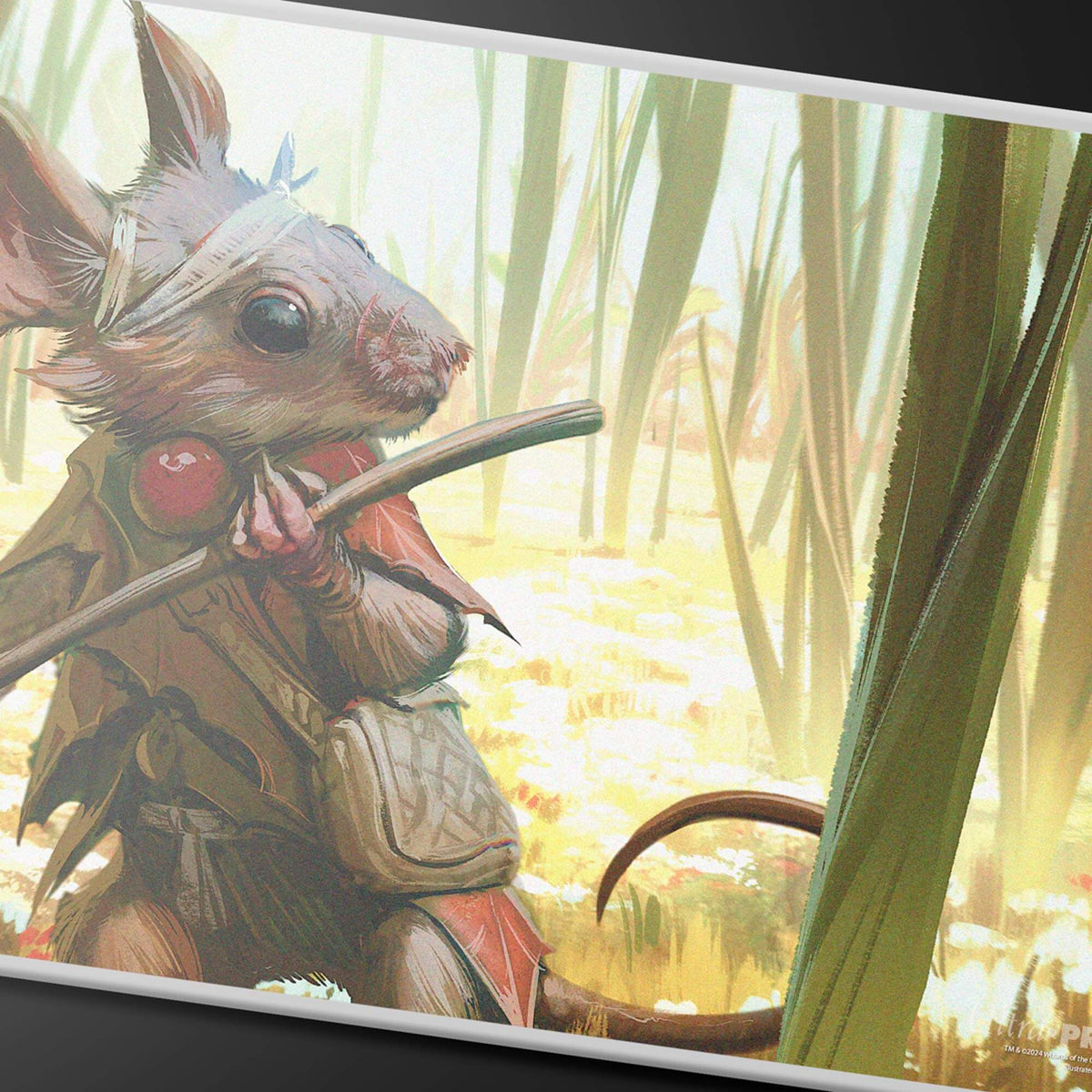 ULTRA PRO Magic MTG Stitched Playmat - Bloomburrow: Swords to Plowshares