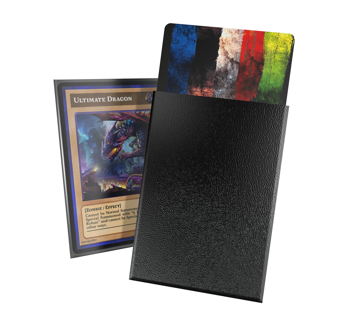 Ultimate Guard Cortex Matte Sleeves - Black - Japanese-Size (60 Sleeves)