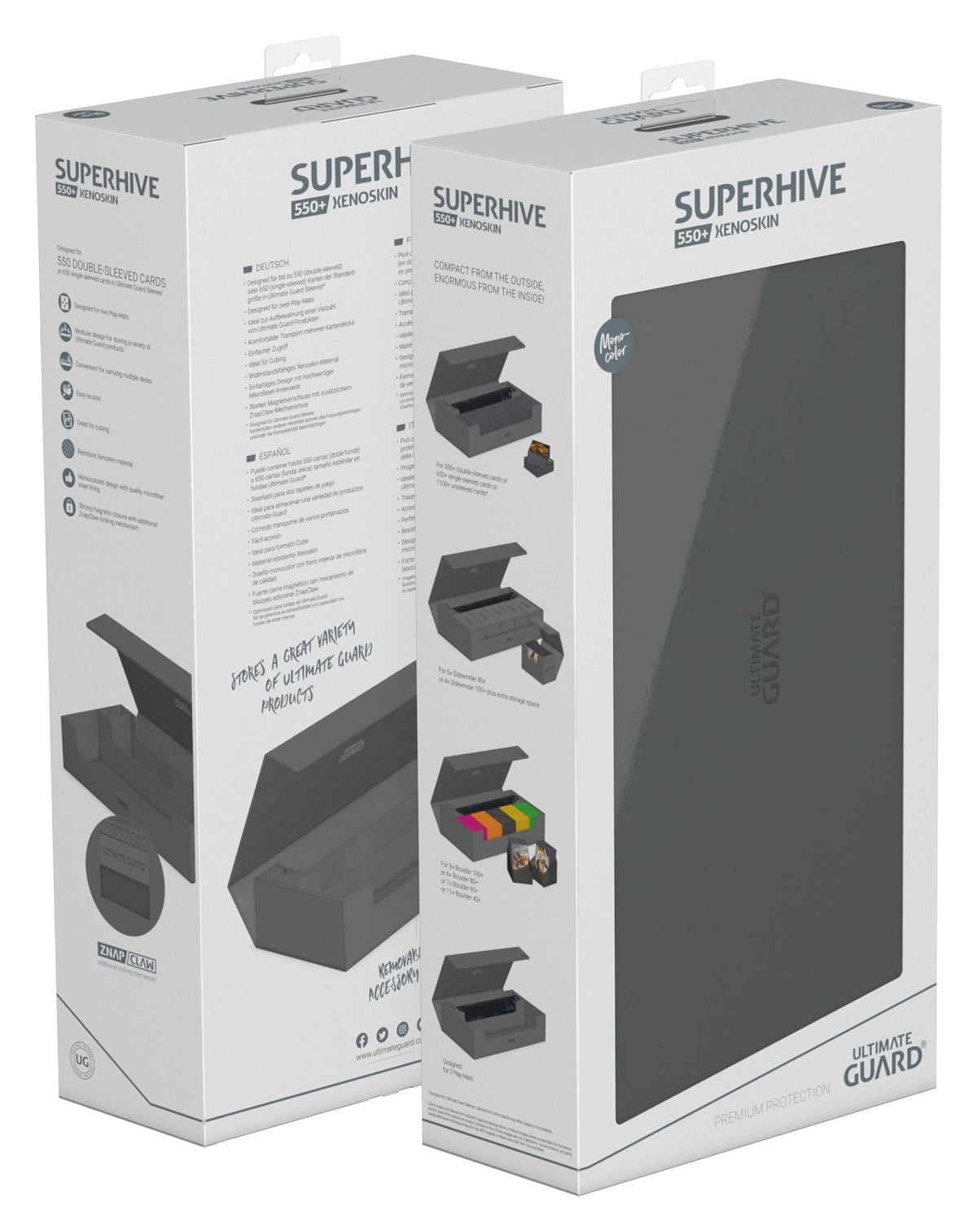 Ultimate Guard Superhive Xenoskin 550+ Gaming Box - Grey