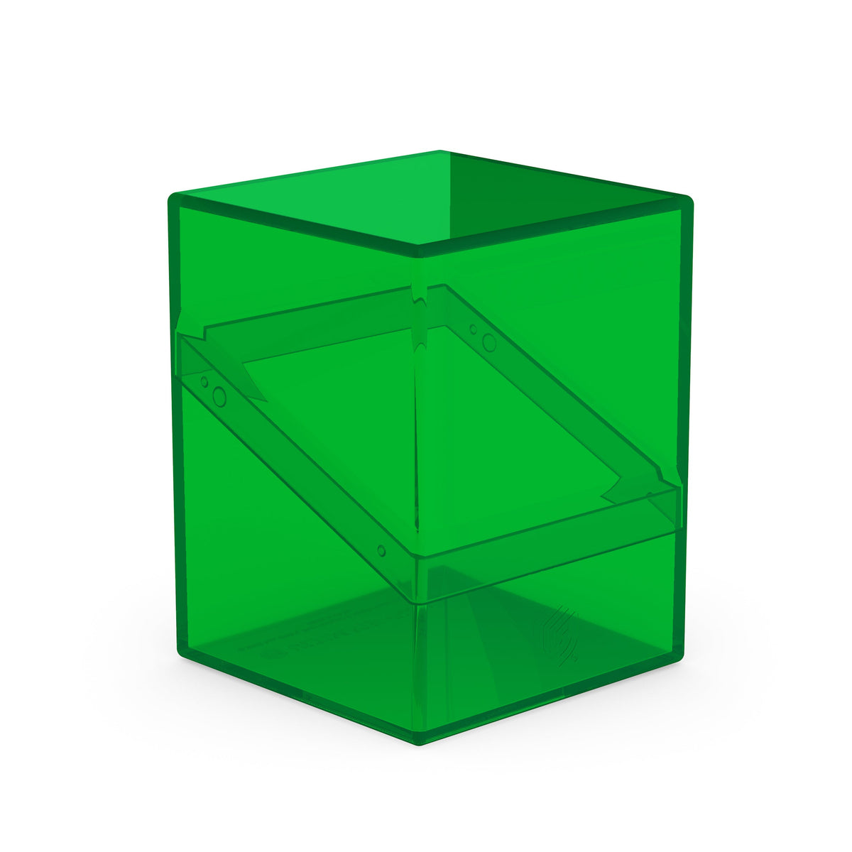 Ultimate Guard Boulder 100+ Clear Deck Box - Emerald