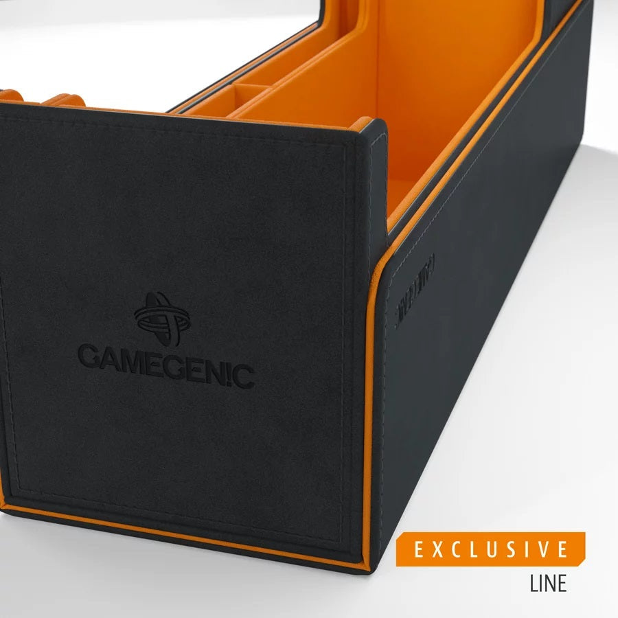 Gamegenic Cards Lair 400+ Premium Gaming Box - Black / Orange
