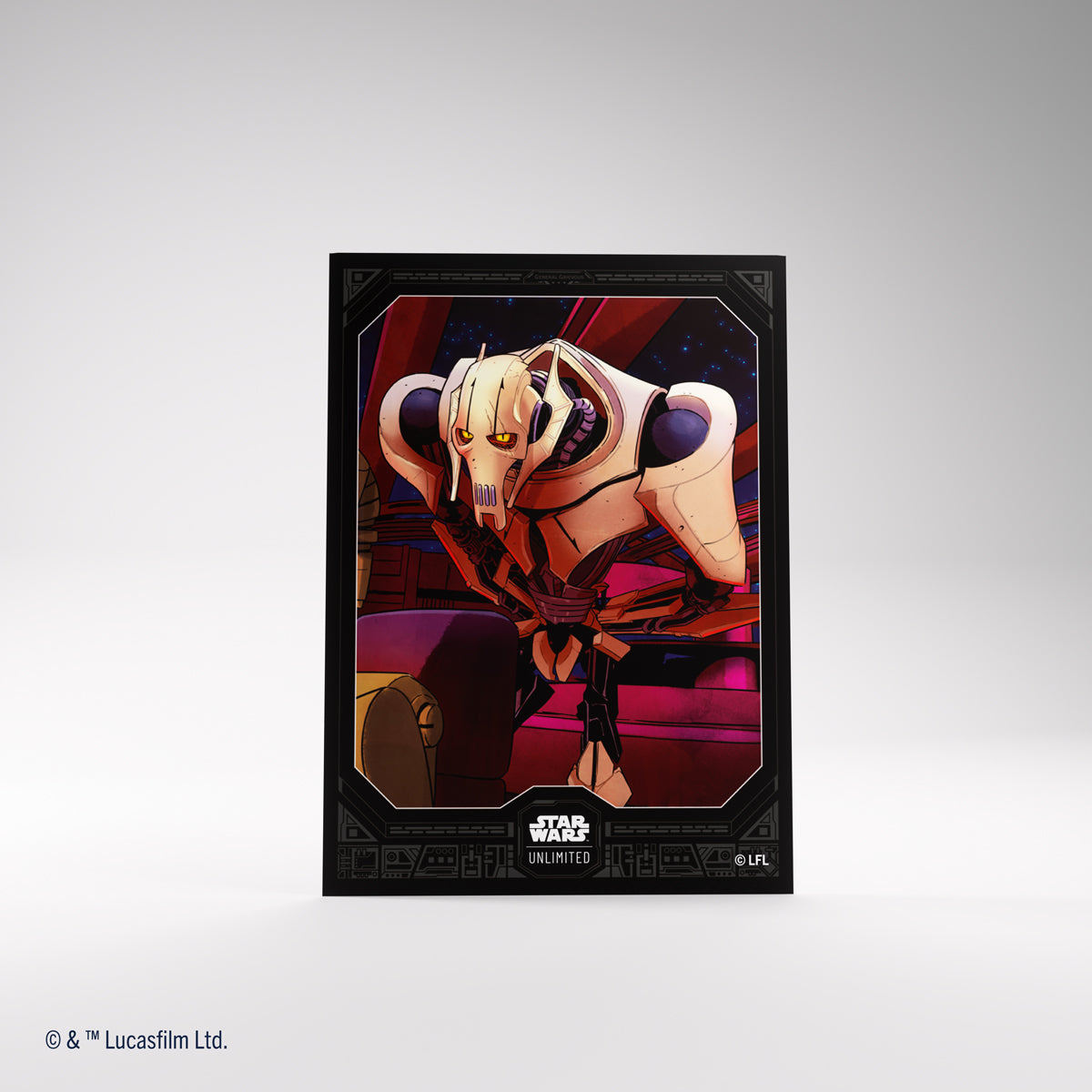 Gamegenic Star Wars: Unlimited Art Card Sleeves - General Grievous