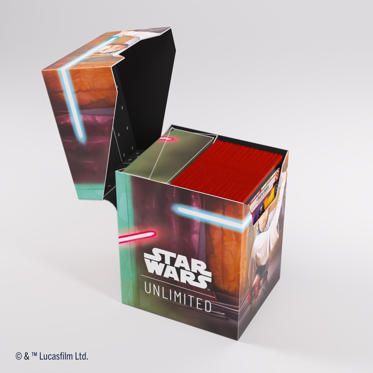 Gamegenic Star Wars: Unlimited Soft Crate Deck Box - Obi-Wan Kenobi/Darth Maul