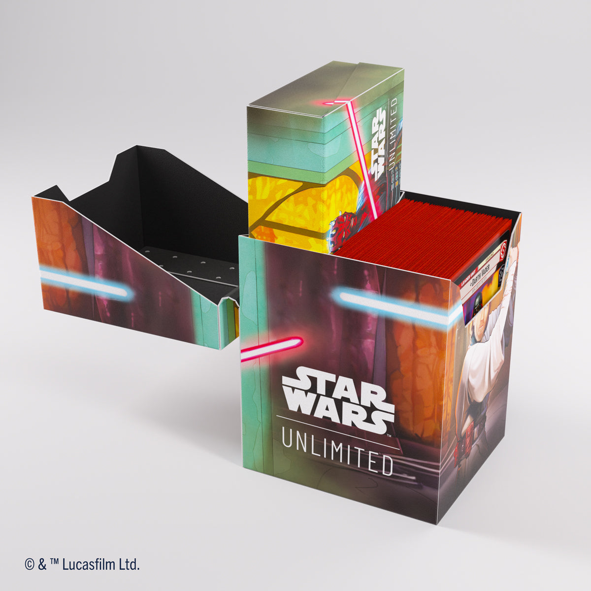 Gamegenic Star Wars: Unlimited Soft Crate Deck Box - Obi-Wan Kenobi/Darth Maul