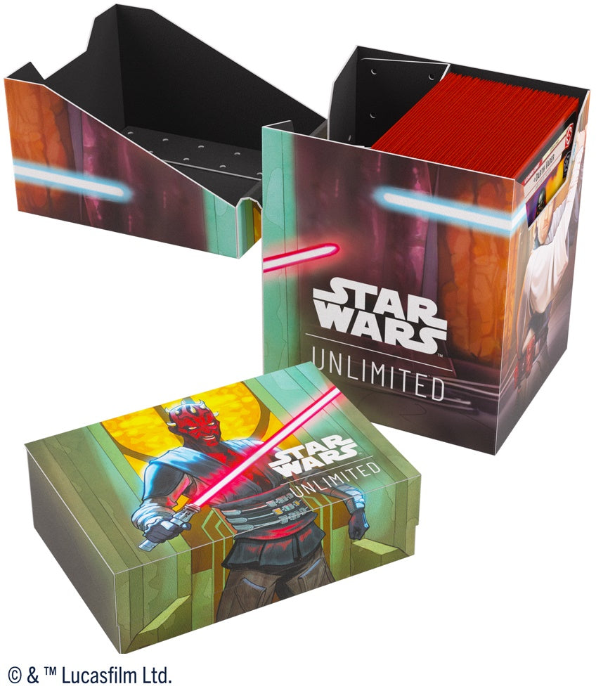 Gamegenic Star Wars: Unlimited Soft Crate Deck Box - Obi-Wan Kenobi/Darth Maul