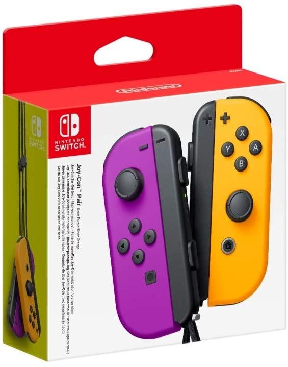 Nintendo Switch: Joy-Con Pair - Neon Purple/Neon Orange Controllers