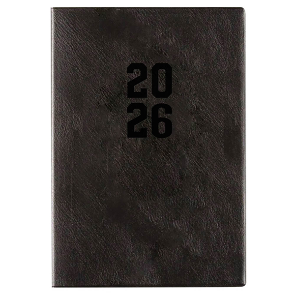Cumberland 2026 Calendar Year Diary - Luxe Planner 548PBK Executive Book A5 MTV Black