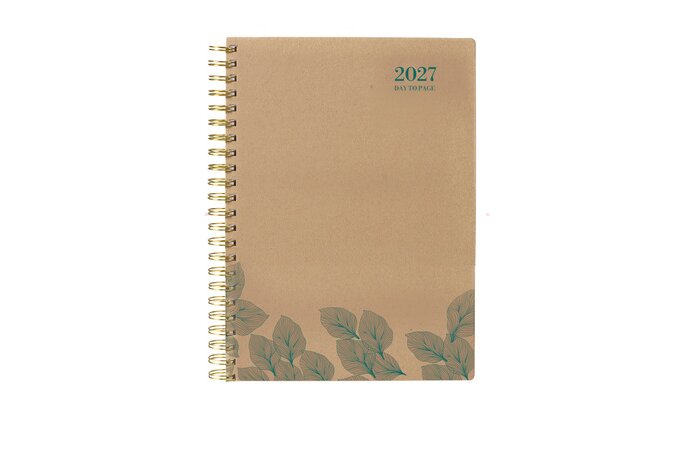 Cumberland 2027 Calendar Year Diary - Ecowise Enviro 41SECB26 A4 DTP Kraft