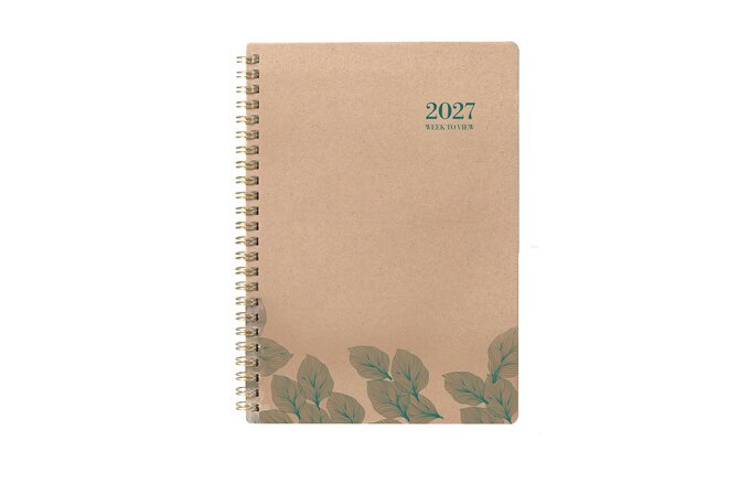 Cumberland 2027 Calendar Year Diary - Ecowise Enviro 57SECB27 A5 WTV Kraft